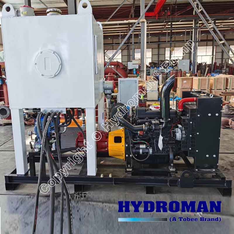 Heavy-Duty Hydraulic Dredge Pump with Actuator