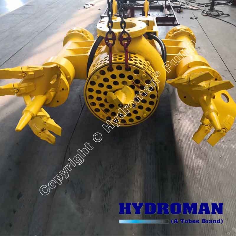 Hydraulic Slurry Pump with Side-Mounted Cutters