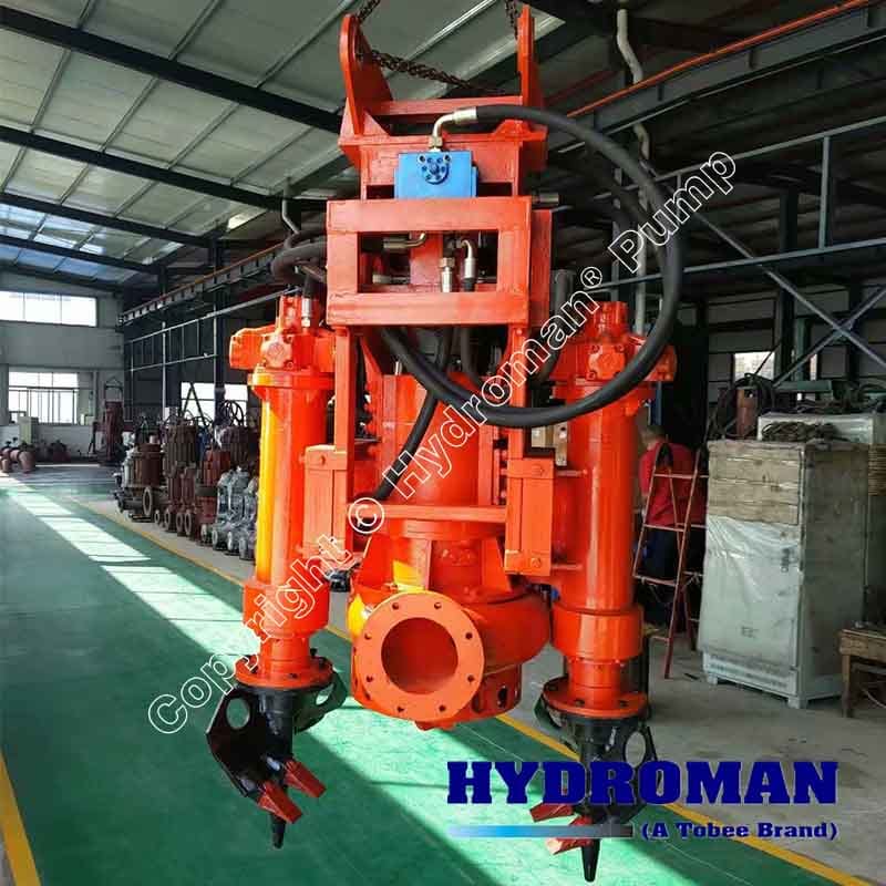 Robust Agitator Equipped Pump for Excavator Use