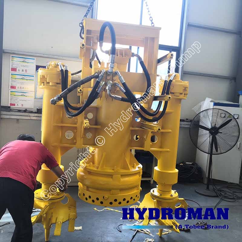 Mining Extraction Waste Pump with Cutter Support