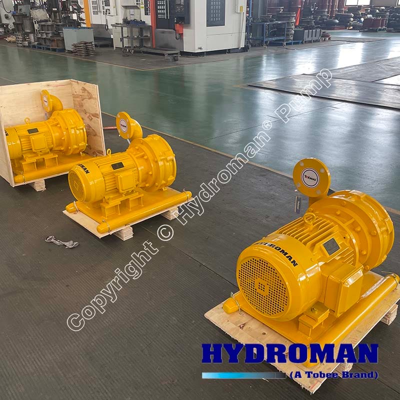 Hydroman Muck Pump for Infrastructure Projects
