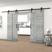 Home Double Open Upholstery French Door Design Interior Modern Manual Sliding Stylish Wooden Doors