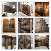 Factory Wholesale Wine Cellar Used Modular Wine Rack Wine Cubes