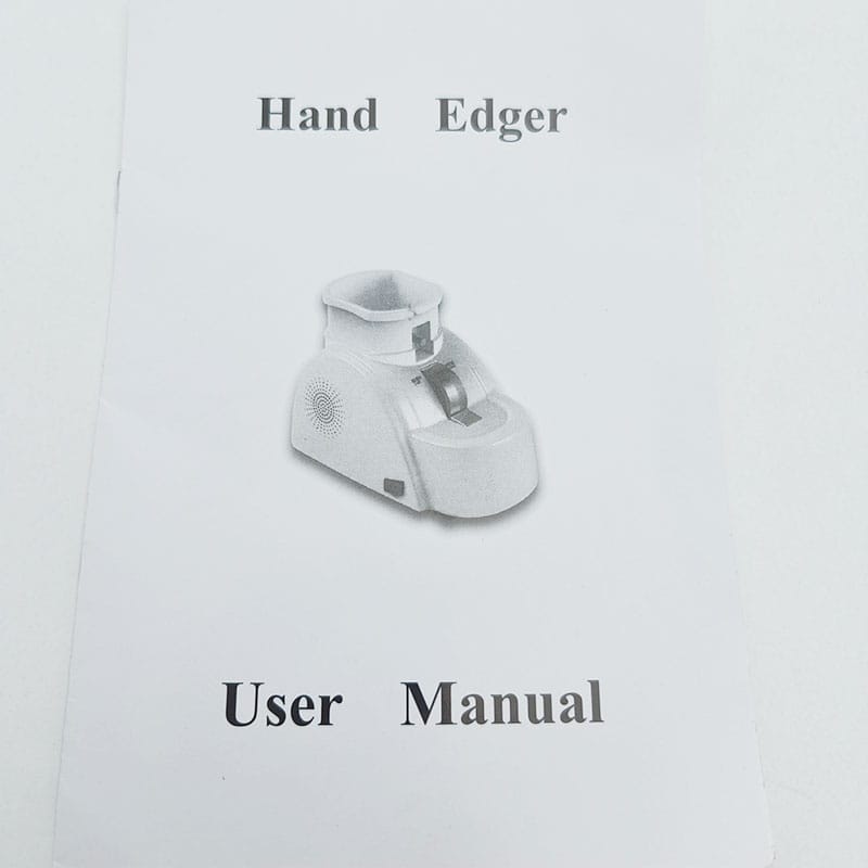手磨边机 Hand Edger User Manual