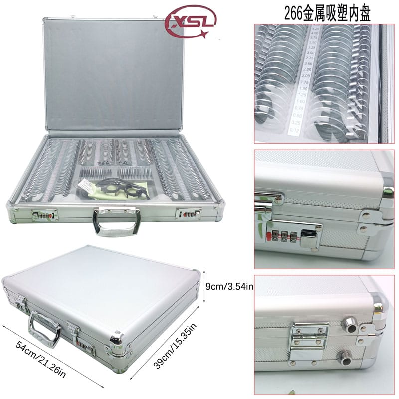 266 PLASTIC TRIAL LENS CASE 