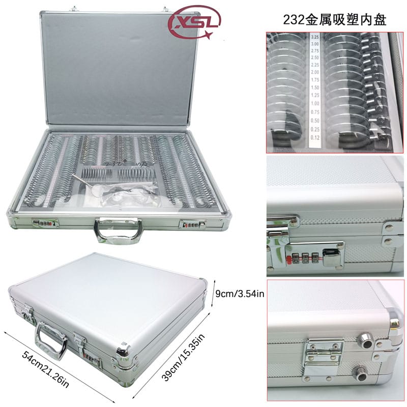 232 plastic trial lens case