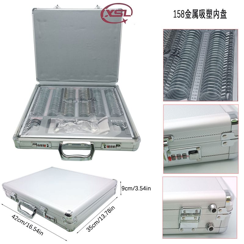 158 plastic trial lens case