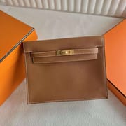 KELLY DANSE EVERCOLOR CK37 GOLDEN BROWN GOLD HARDWARE 22CM FULL HANDMADE GHW