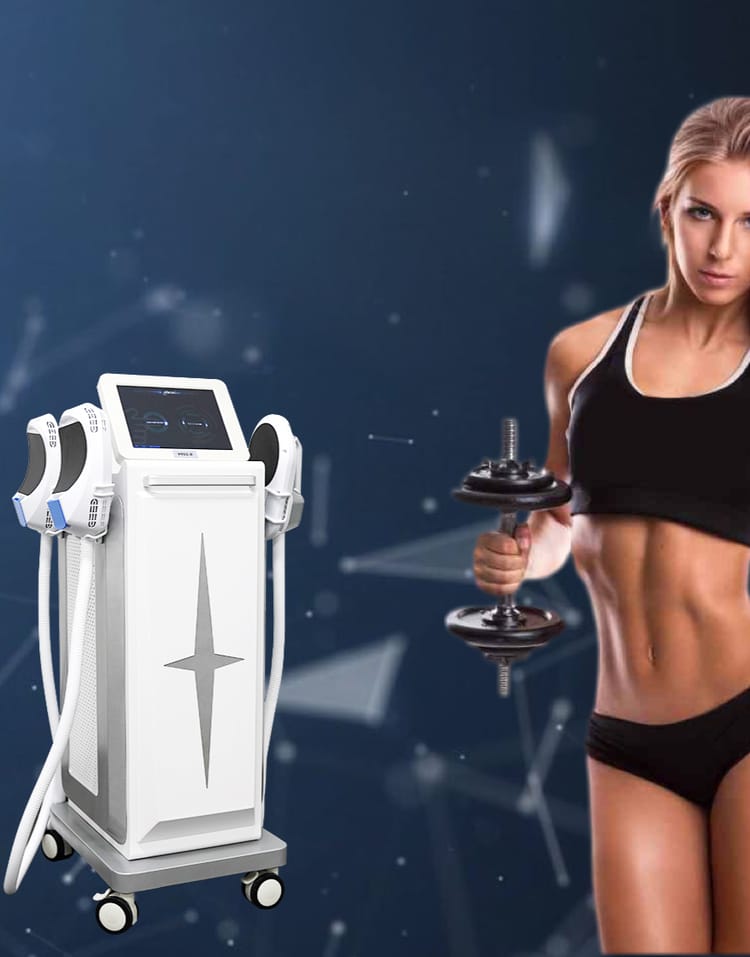 EMS machine, body shape and muscle building