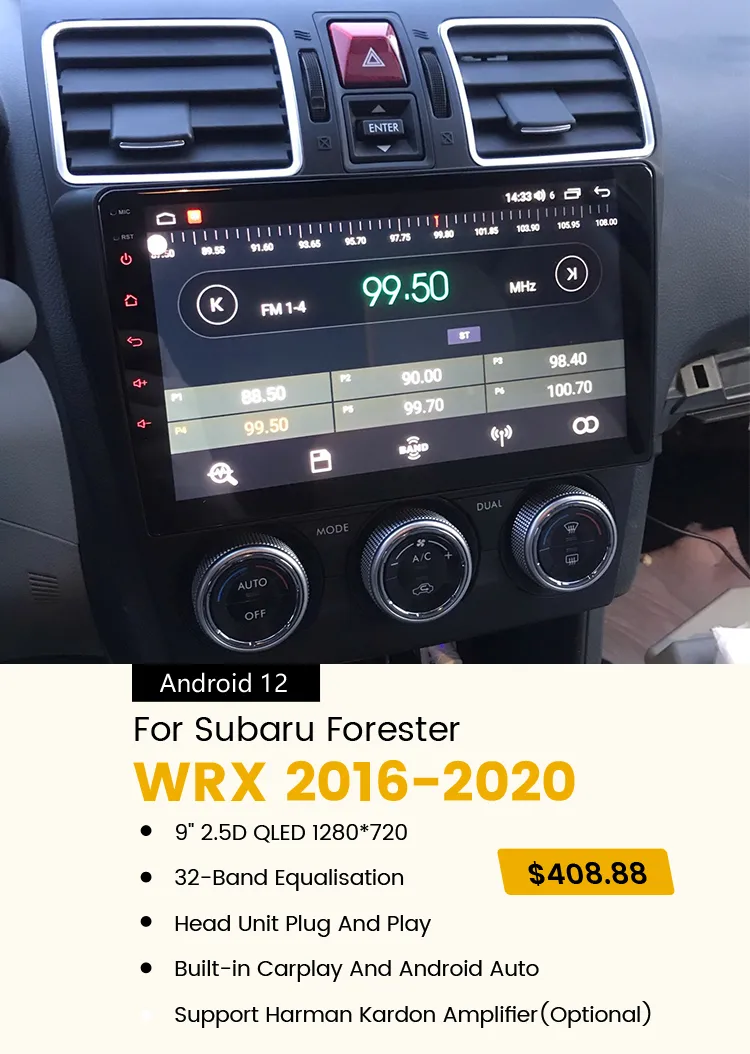 For Subaru WRX 2016-2021